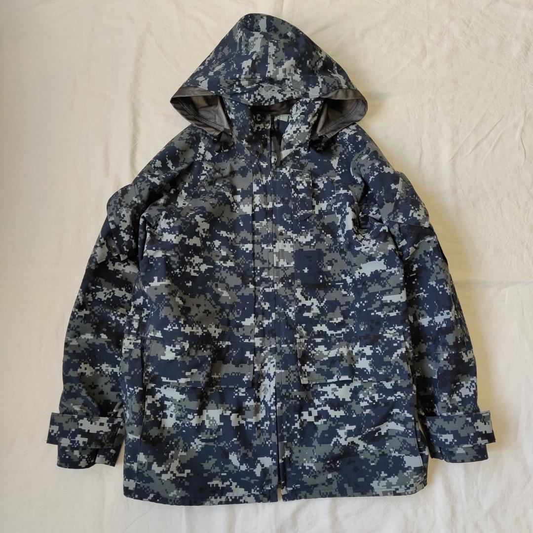 US NAVY ECWCS NWU ゴアテックスパーカー デジタルカモ ネイビー