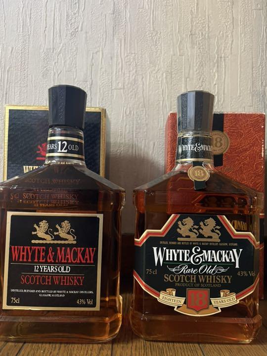 33%割引ブラック系最終値下げ 【2本セット】ホワイト&マッカイ18年、12年 旧ボトル 43度 750ml ウイスキー 飲料/酒ブラック系-WWW.CRMBUILTIT.COM ヴァンパイア 静岡ウイスキーガイアフローコンタクトSとシングルモルトウイスキースペイバーン ウイスキー