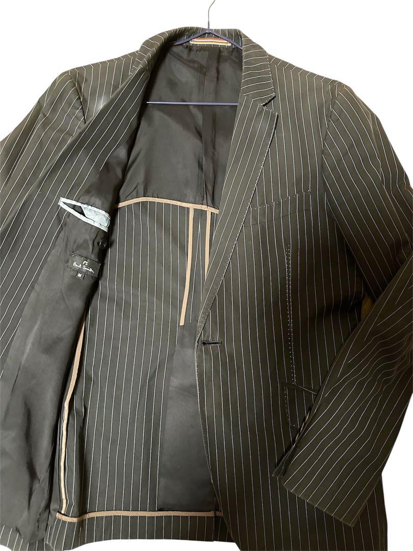 Paul Smith ポールスミス 1B ストライプ アンコン テーラード