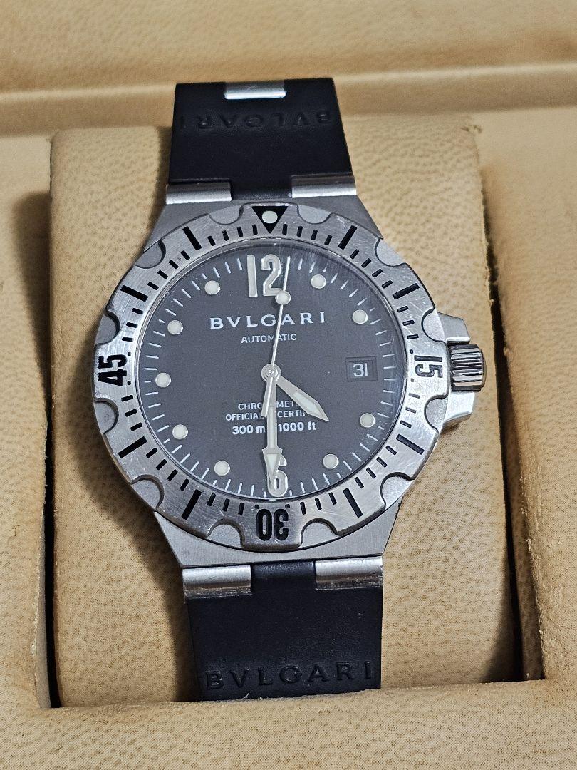 ブルガリ BVLGARI SD40S ディアゴノ スクーバ デイト メンズ時計
