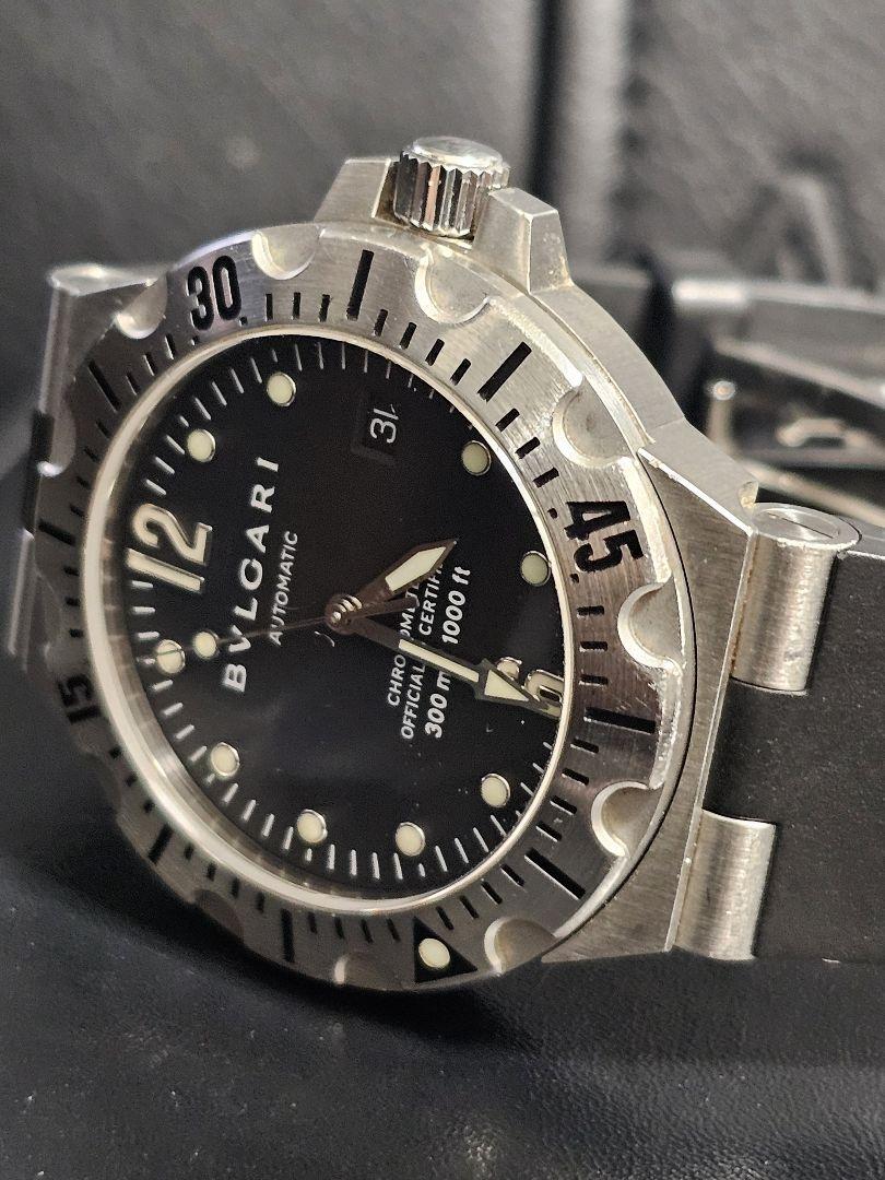 ブルガリ BVLGARI SD40S ディアゴノ スクーバ デイト メンズ時計