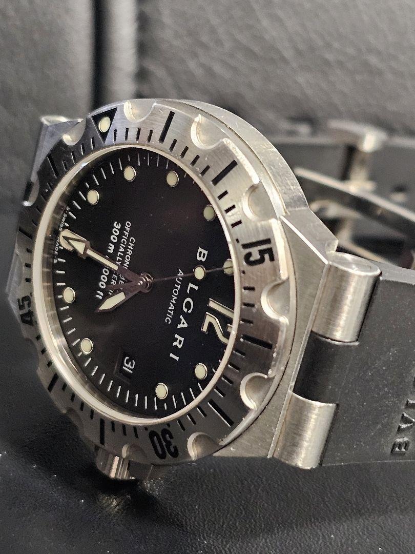 ブルガリ BVLGARI SD40S ディアゴノ スクーバ デイト メンズ時計