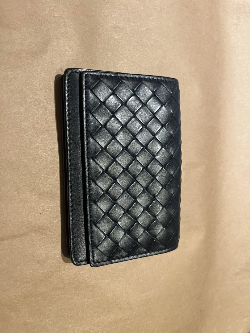 BOTTEGA VENETA 編み込みレザー名刺入れ 名刺入れ カードケース ビジネス ブランド 会社 本革 編み込み