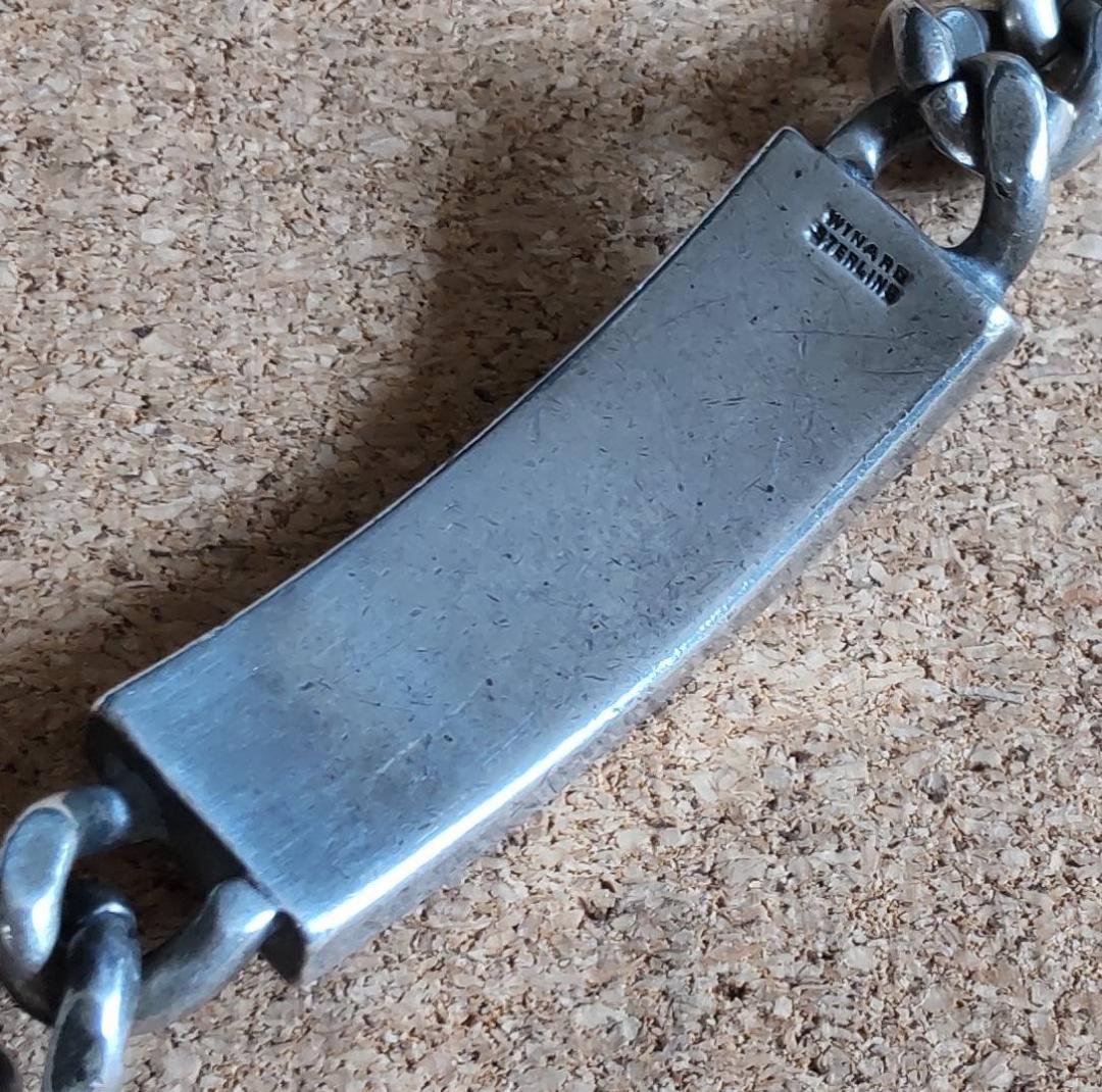 WW2 実物 米軍 実名 Sterling Silver仕様 ID ブレスレット