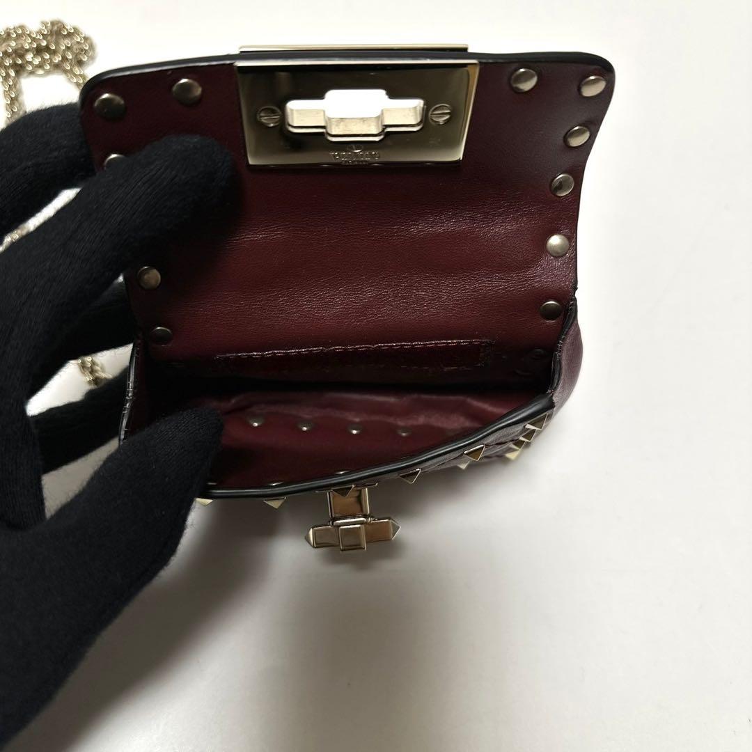l88【極美品】ヴァレンティノ スパイク レザー キルティング
