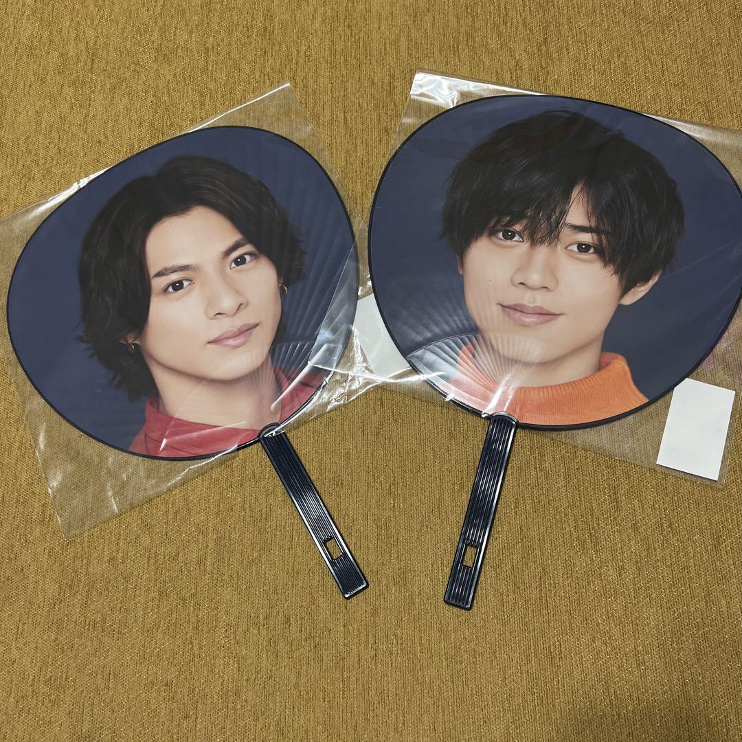 【最終値下げ】King & Prince ペンライト　うちわ　平野紫耀　永瀬廉 King & Prince 公式うちわ平野紫耀永瀬廉