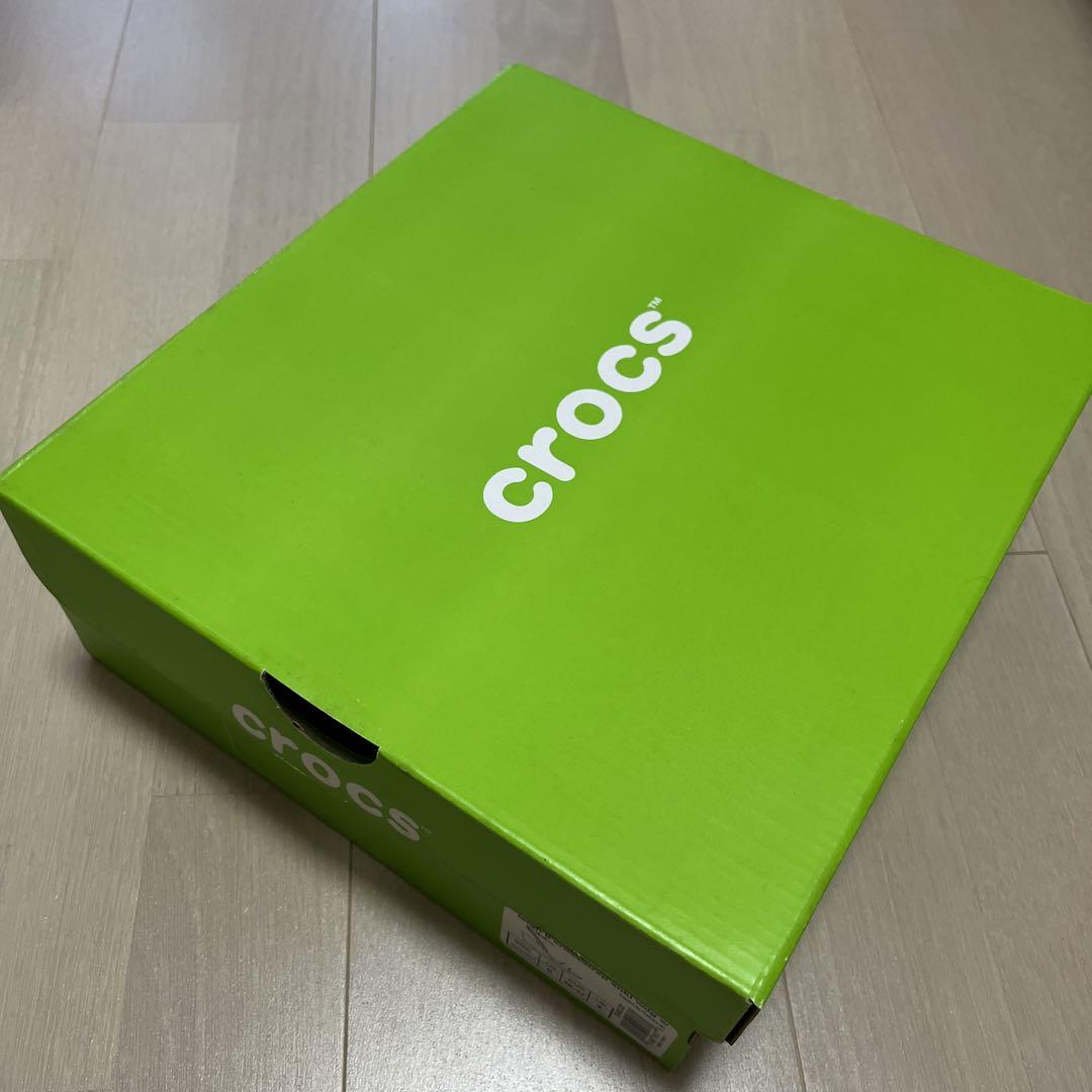Crocs 黒 ウェッジサンダル