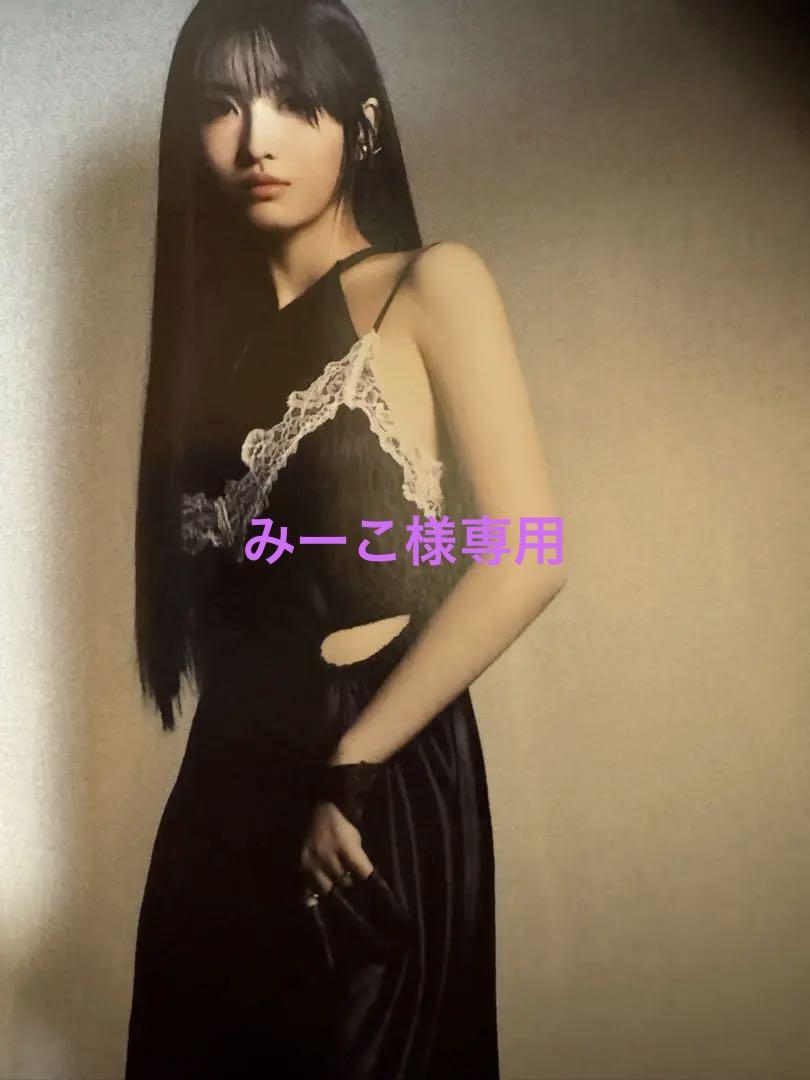 feticoブラックドレス　MOMO着用