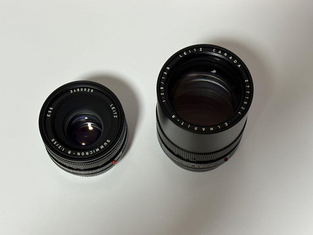 ライカLeica R6 & summicron50、Emlarit135セッド カメラ