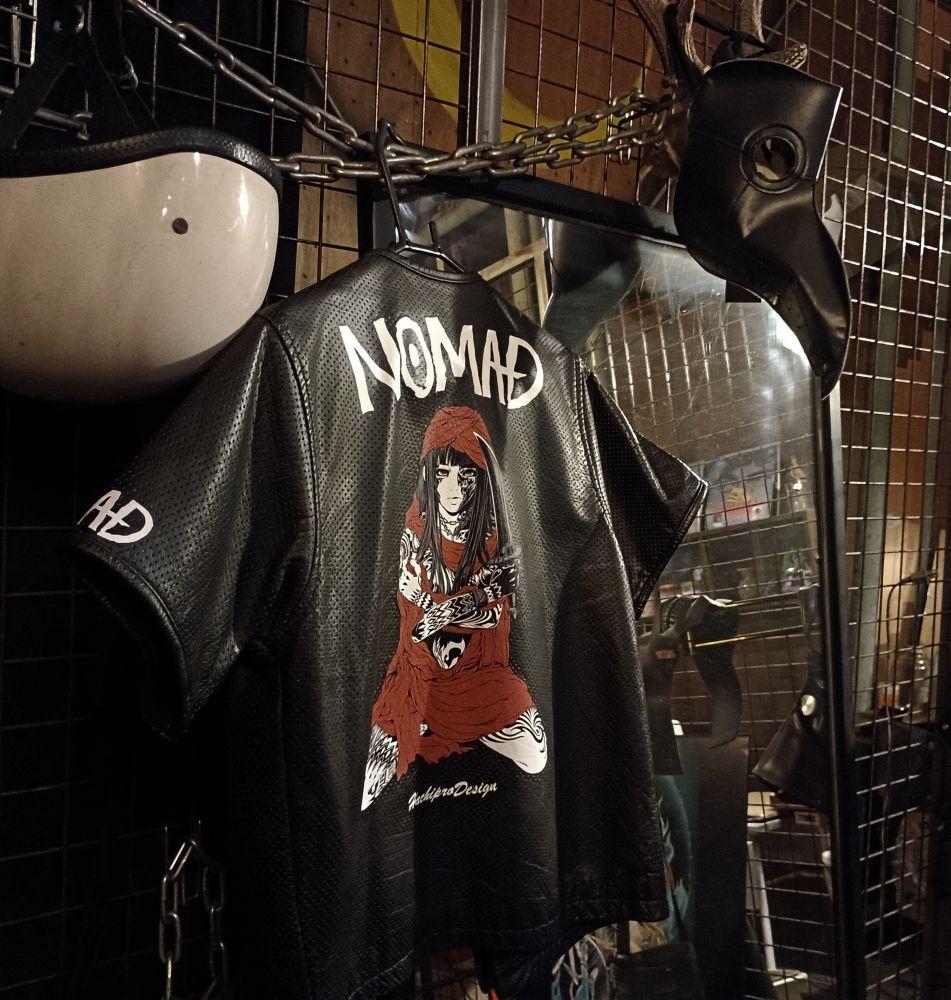 パンチングレザー　半袖　カスタム完成品　NOMAD