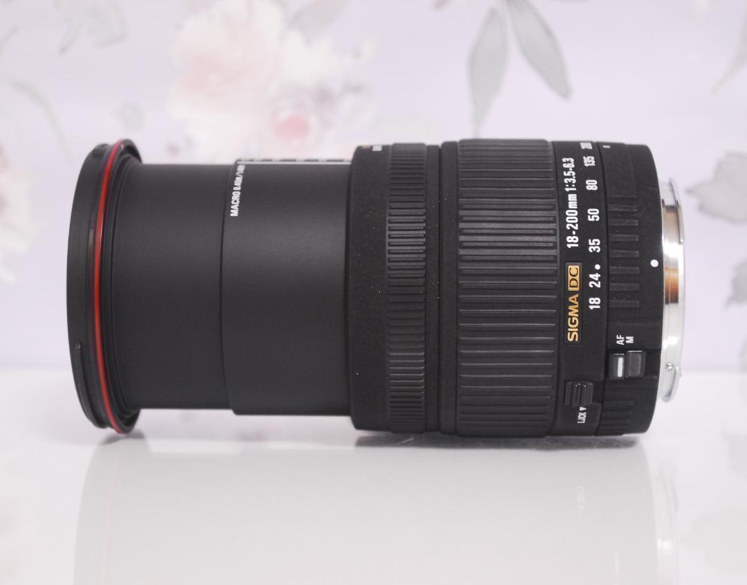 幅広いシーンで大活躍☆シグマ 18-200mm DC Canon用♡