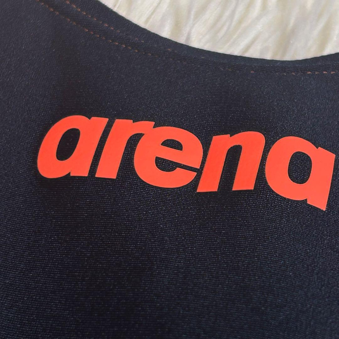 美品★arenaアリーナ 競泳水着 スイムウェア ハーフスパッツ オールイン O