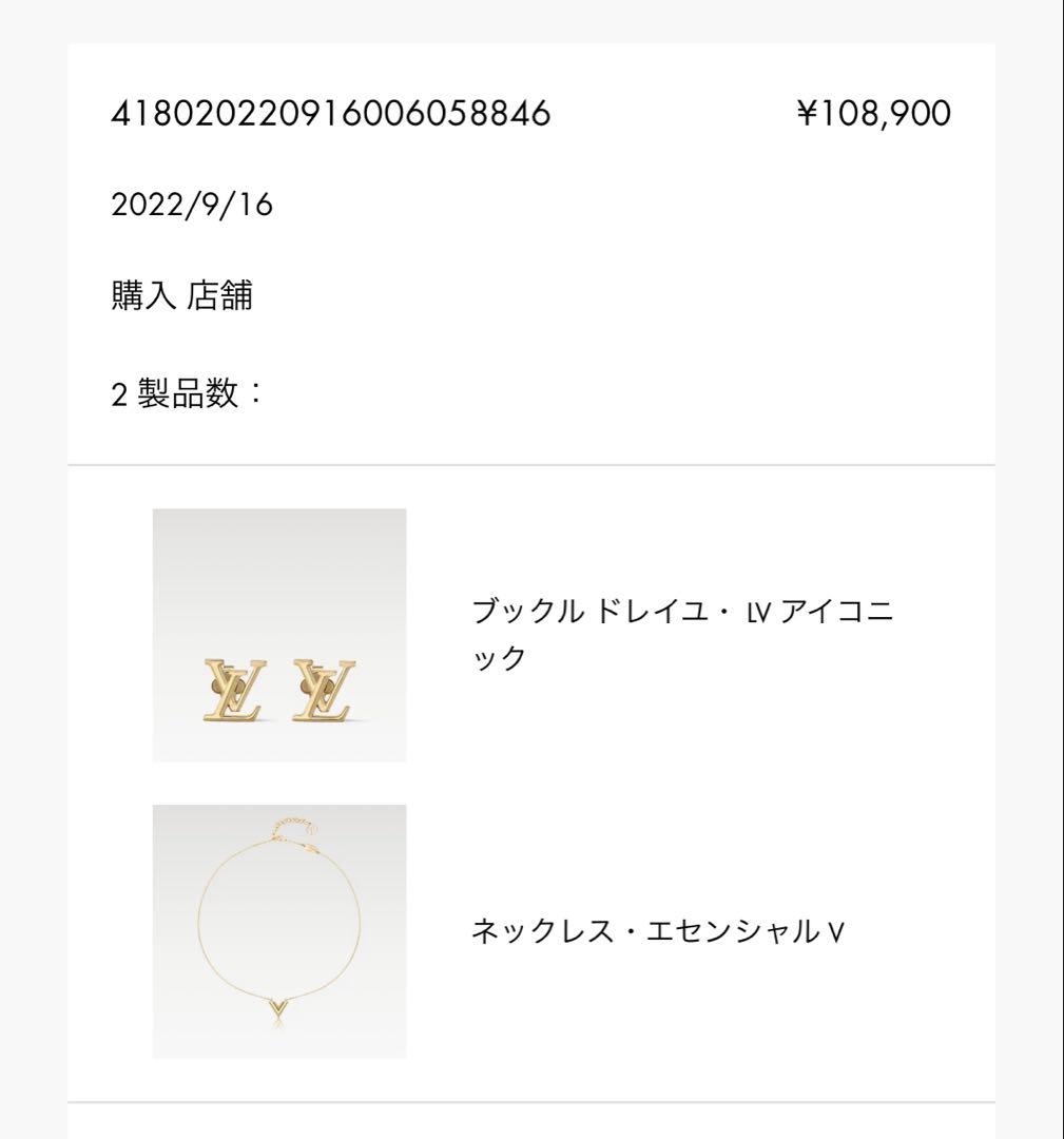 【限定値下げ】LOUIS VUITTON ネックレス　エッセンシャルV
