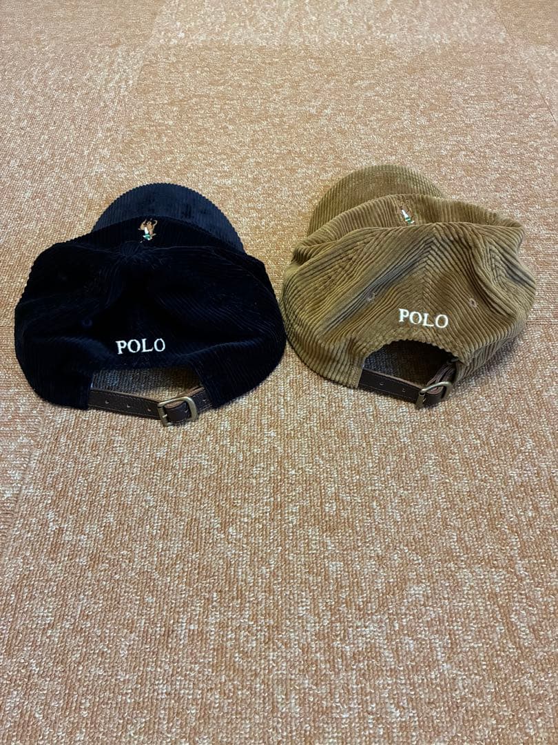 ラルフローレン　コーデュロイキャップ