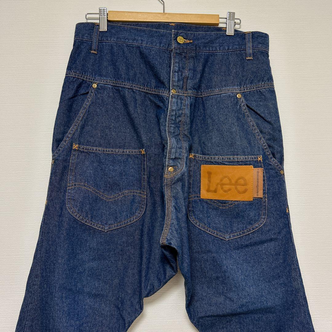 mercibeaucoup，Leeコラボデニム うしろまえデニムパンツ メルシーボークー × Lee コラボ うしろまえデニム パンツ