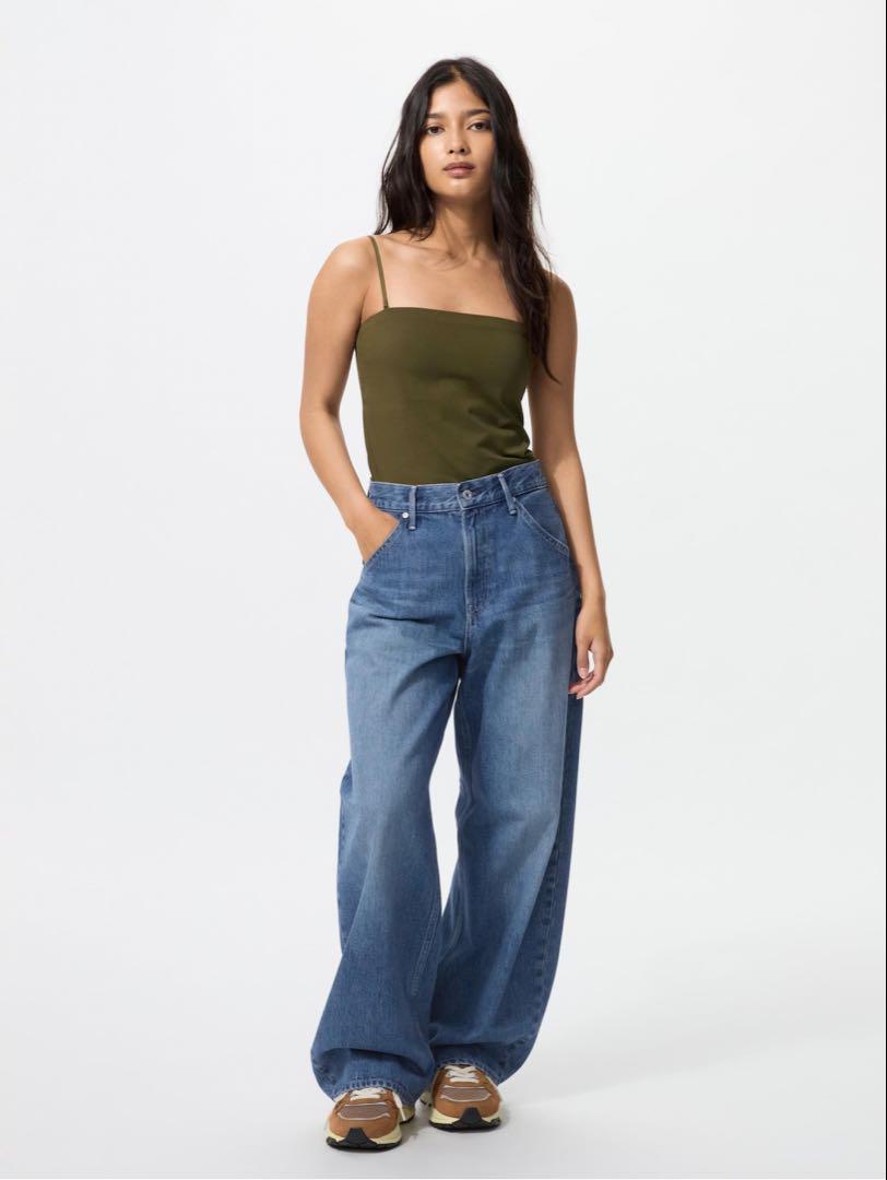 【2025SS 新品購入,未使用】UNIQLOバギーカーブジーンズ サイズ32 UNIQLO バギーカーブジーンズ 67 Blue 32 - メルカリ