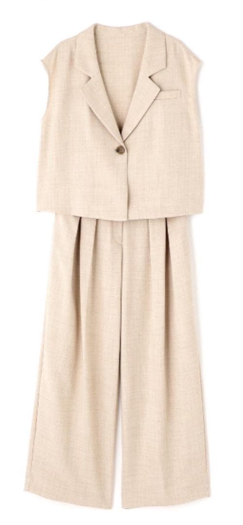 NATURAL BEAUTY BASIC ＜古畑星夏さんコラボ＞ジレセットアップ