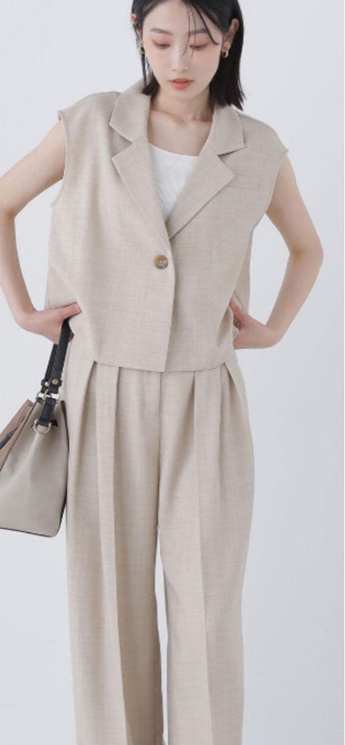 NATURAL BEAUTY BASIC ＜古畑星夏さんコラボ＞ジレセットアップ