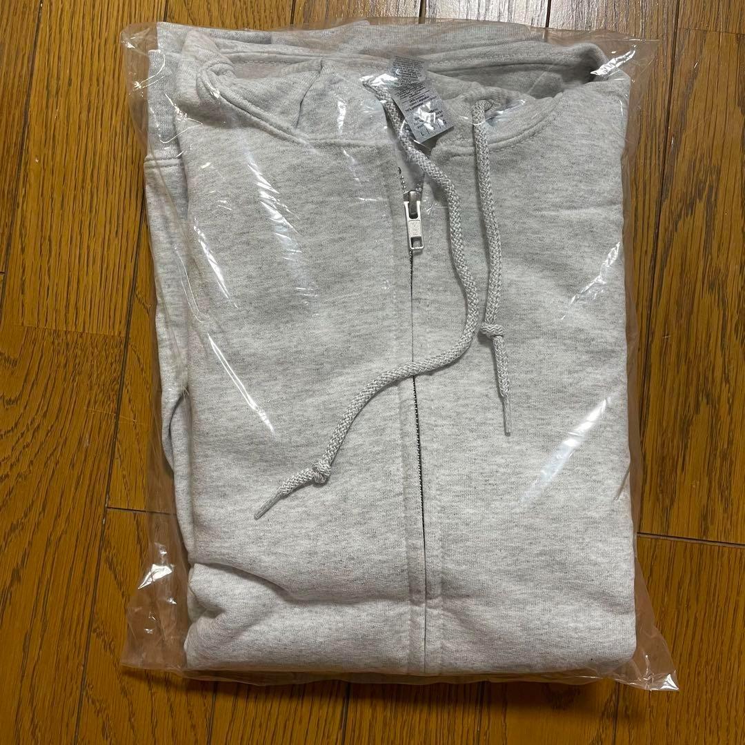 Reverse Etavirp Zip Hoodie (Ash×White)