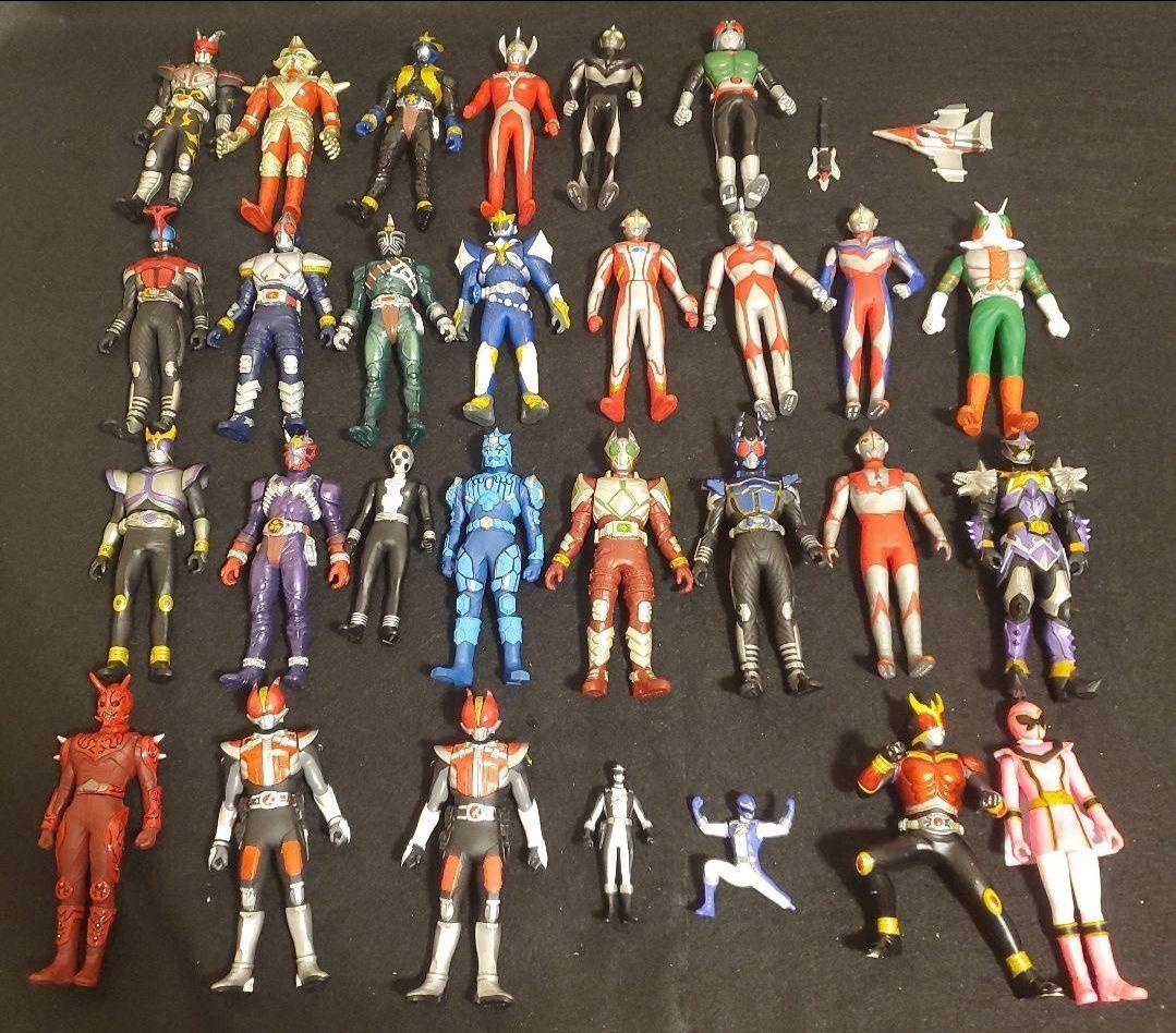 仮面ライダ Kamen Rider Vinyl Figure Lot JAPAN