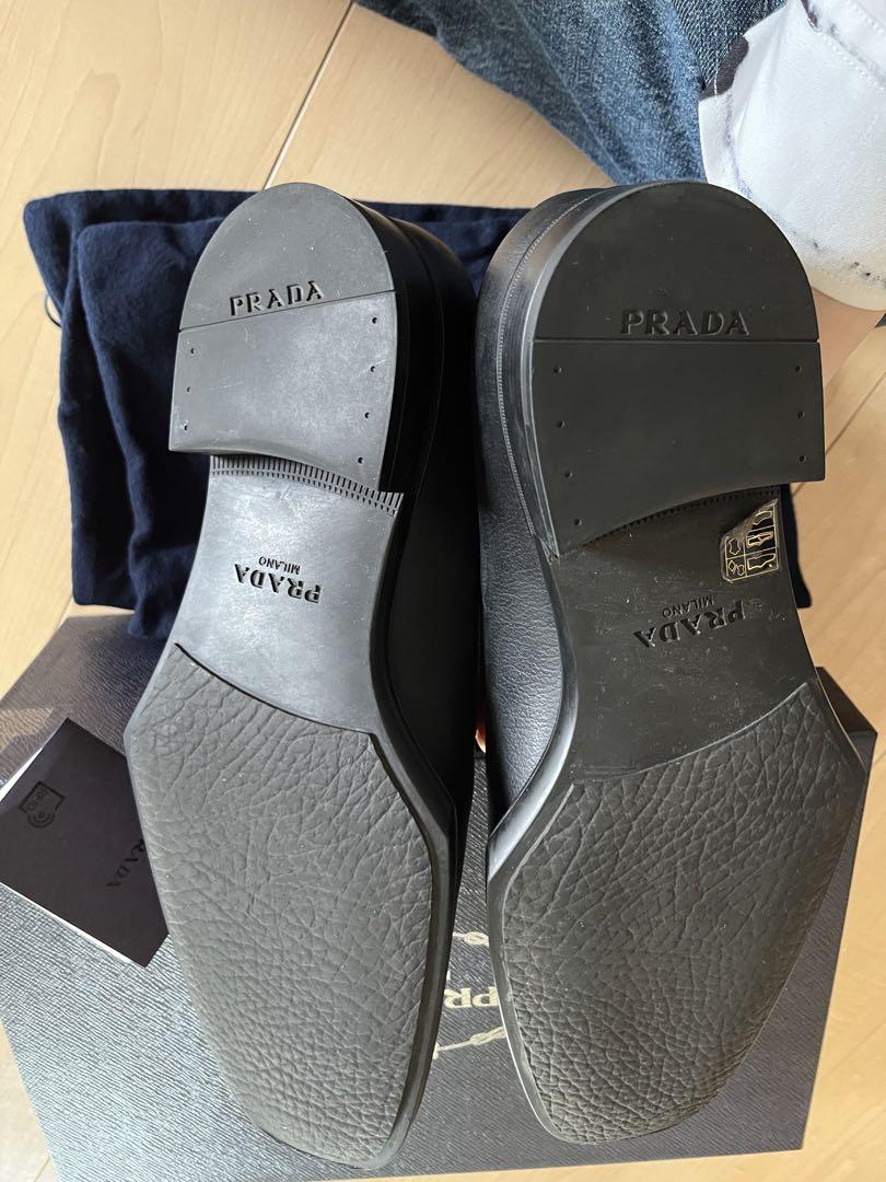 PRADAラバーソール　ブラック　付属品全て付き約26.5㎝（UK 7.5）