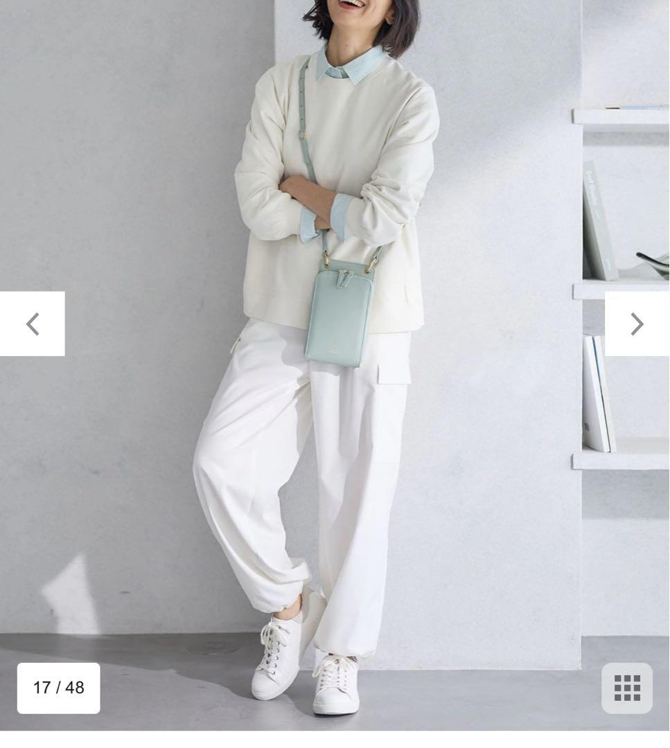 23区 シルキーストレッチ パラシュートパンツ  38