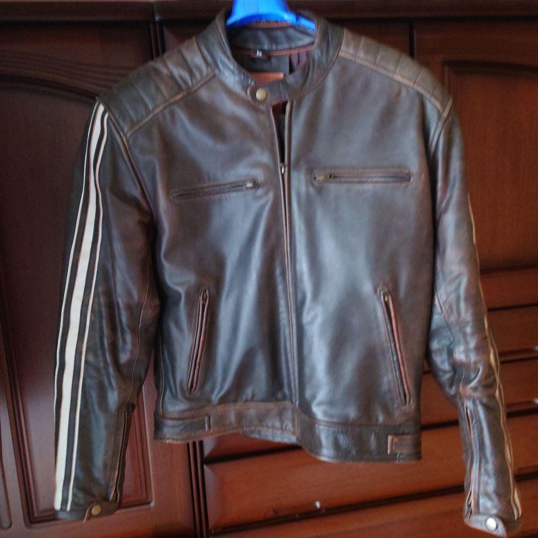 カ*リ様 DEGNER デグナー ヴィンテージレザージャケット 牛革 ブラウン