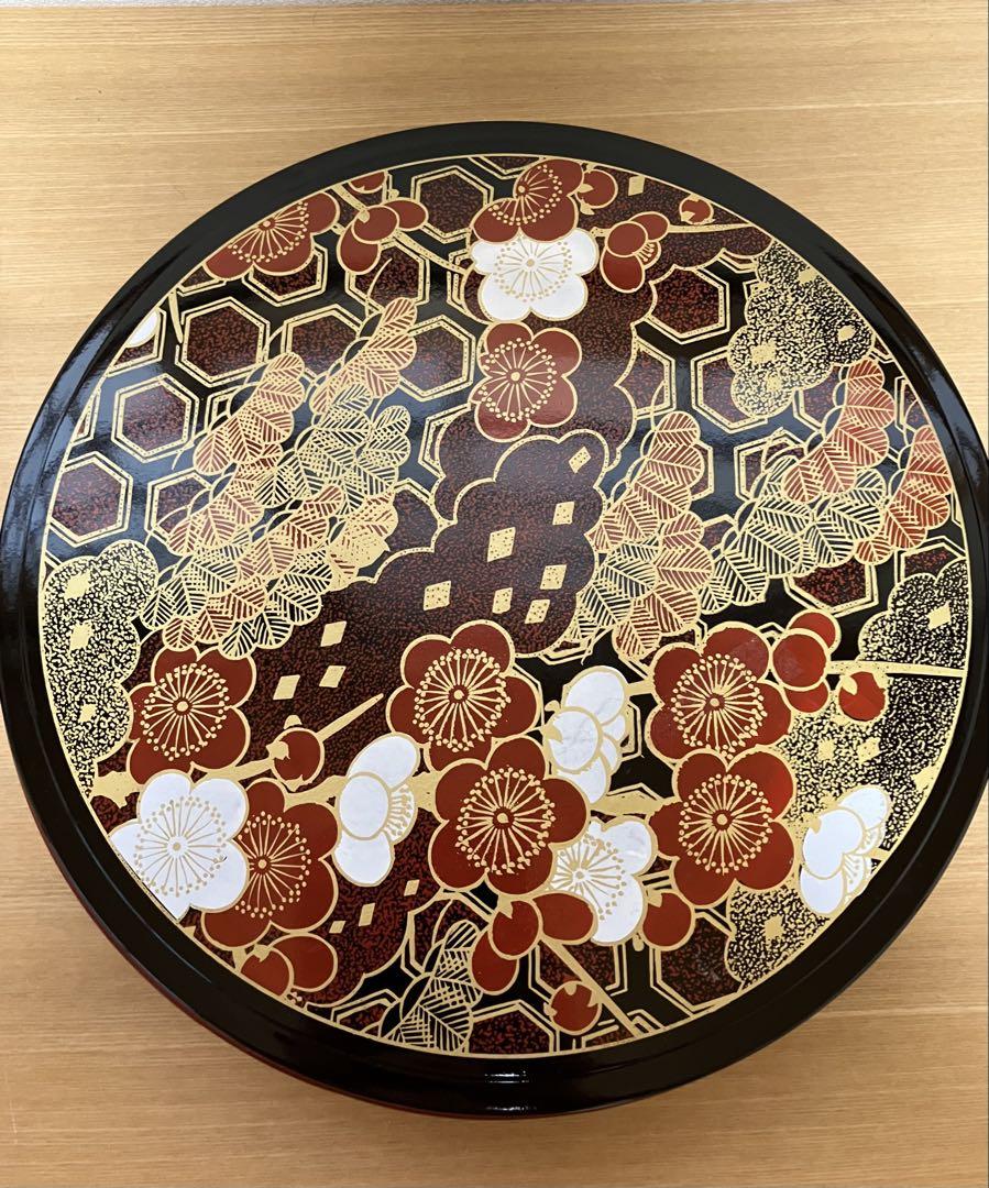 花柄寿司桶（円形）新品未使用
