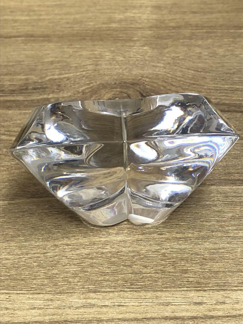 baccarat バカラ 置き時計　ハート　電池なし
