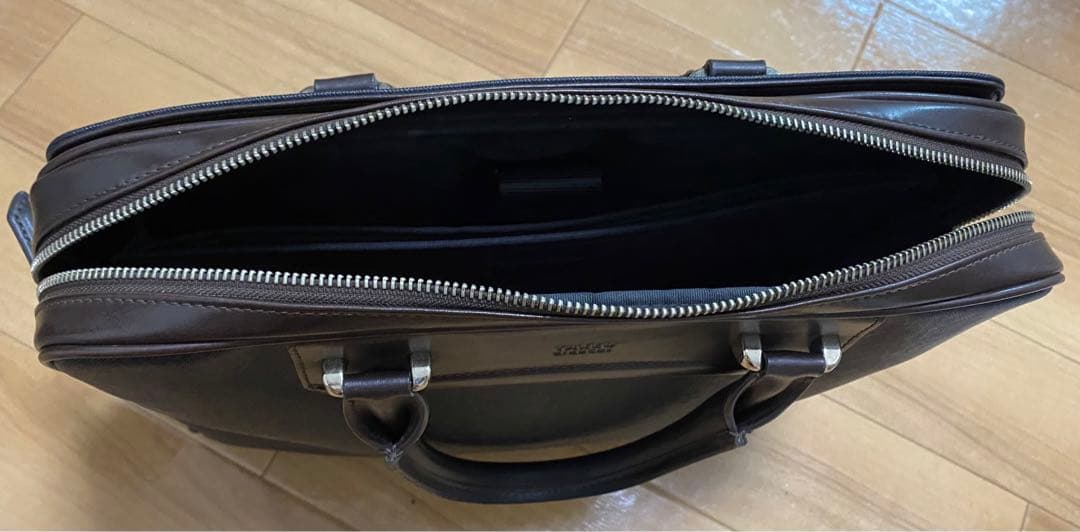 タケオキクチ　ネイビー ビジネスバッグ