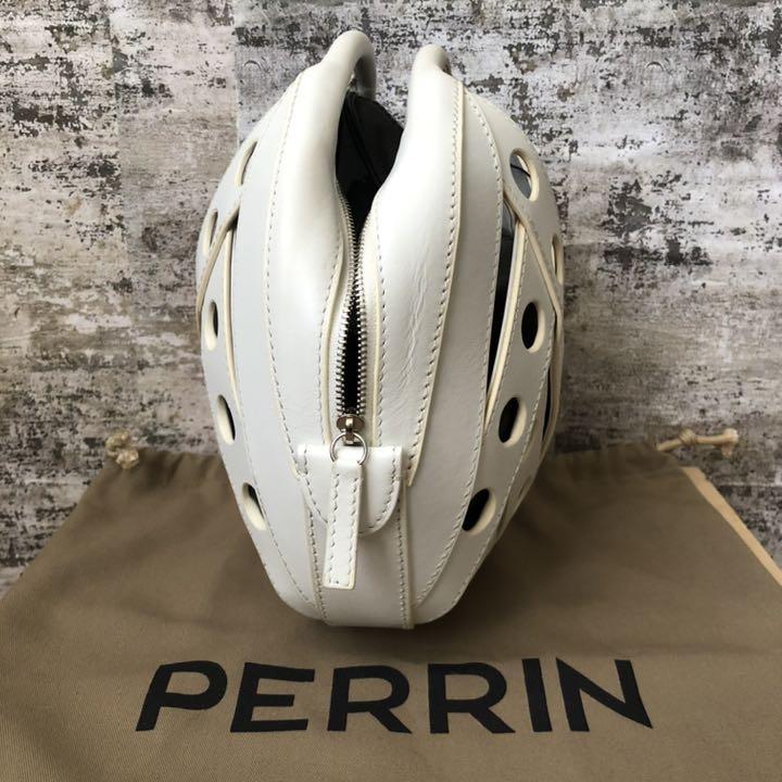 ☆【PERRIN PARIS 】ペランパリ パニエバッグ（小）白