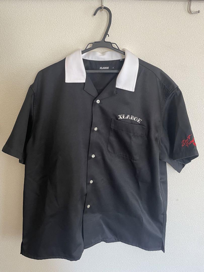 XLARGE 半袖シャツ　ブラック 刺繍ロゴ 5,336円