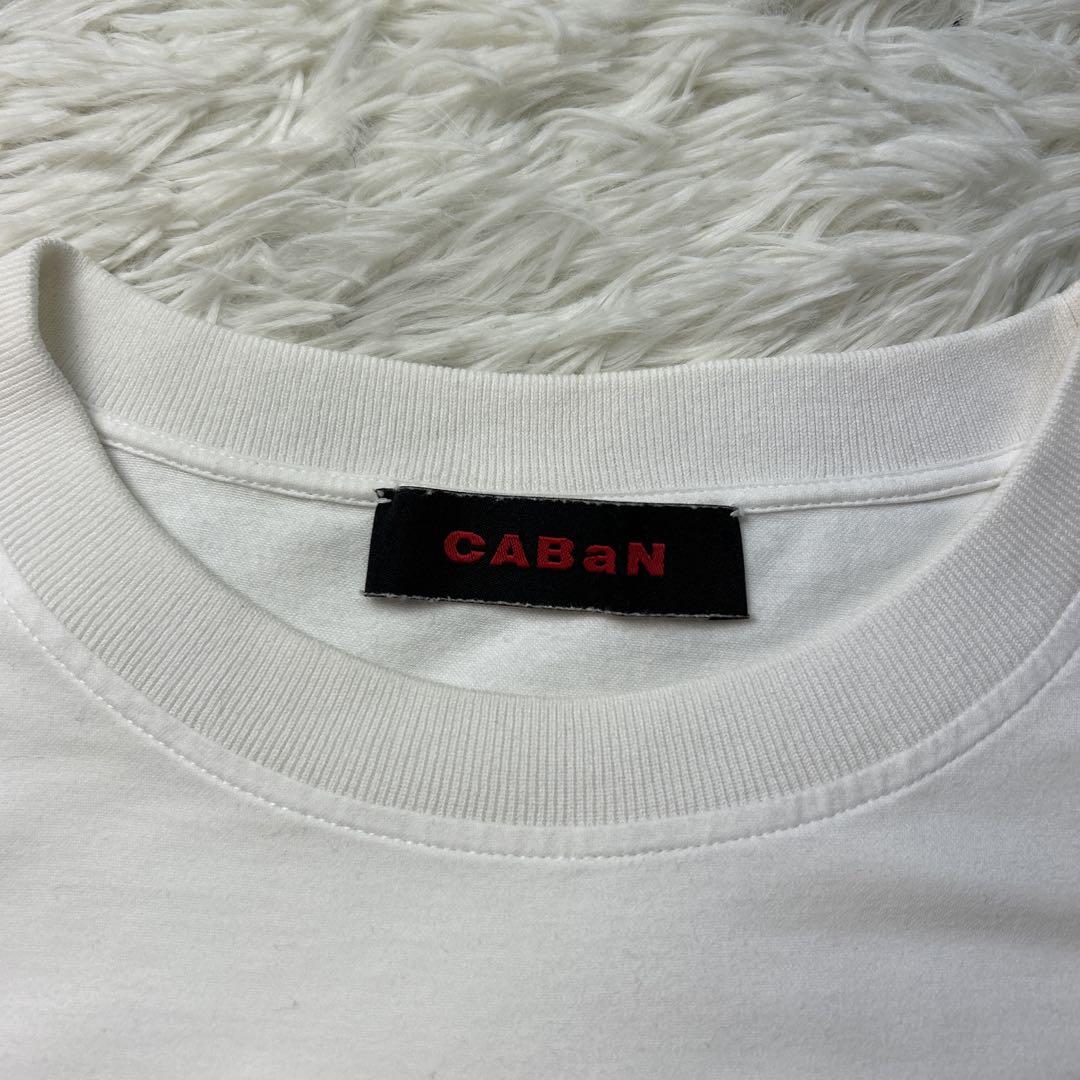 CABaN スビンコットン パレルモプリントTシャツ M