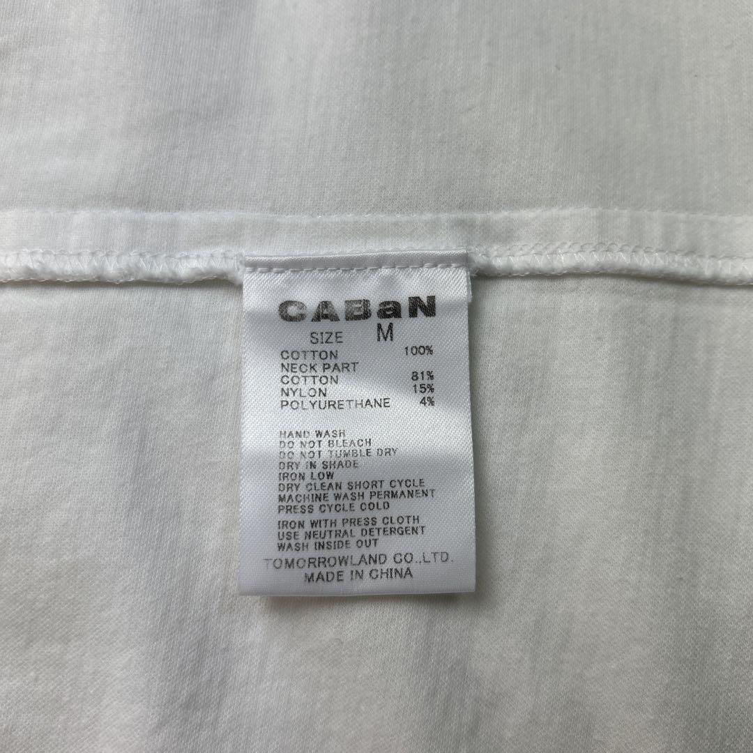 CABaN スビンコットン パレルモプリントTシャツ M