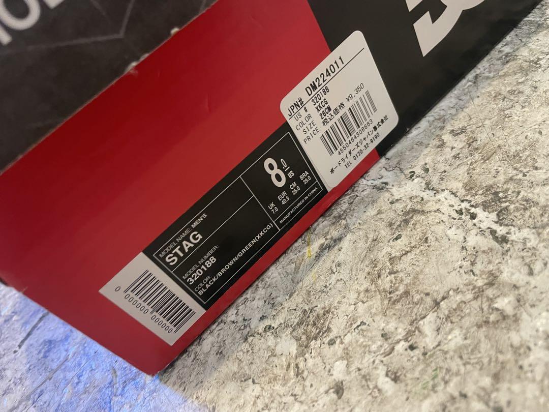 DC Shoes STAG 8.0 US8.0 26cm ディーシー