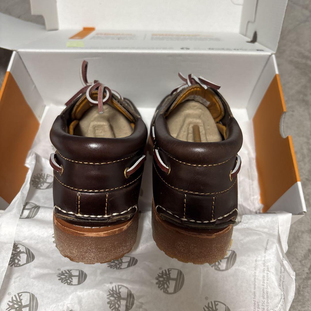 靴 timberland 3-EYELET ClASSIC RUG BROWN