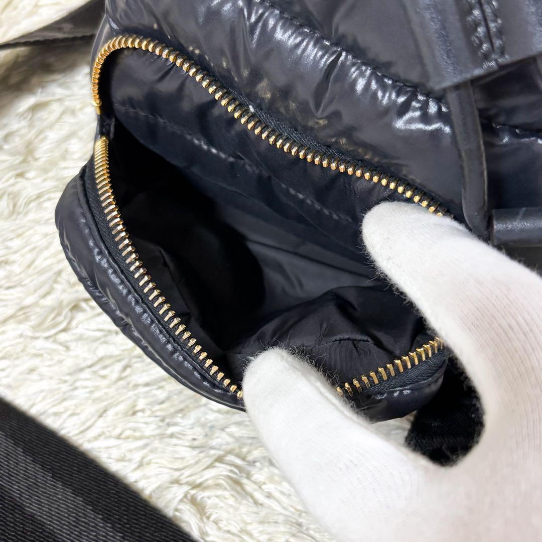 【極美品】モンクレール ショルダーバッグ 2way KILIA ダークネイビー 極美品】モンクレール ショルダーバッグ 2way KILIA ダーク