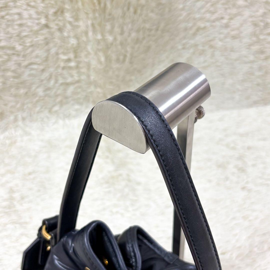 【極美品】モンクレール ショルダーバッグ 2way KILIA ダークネイビー 極美品】モンクレール ショルダーバッグ 2way KILIA ダーク