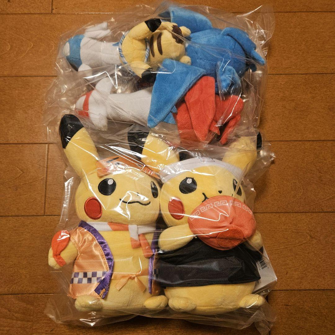 ポケモンセンターフクオカ ぬいぐるみ ピカチュウ ラティアス ラティオス セット ポケモンセンターフクオカ ぬいぐるみ ピカチュウ ラティアス