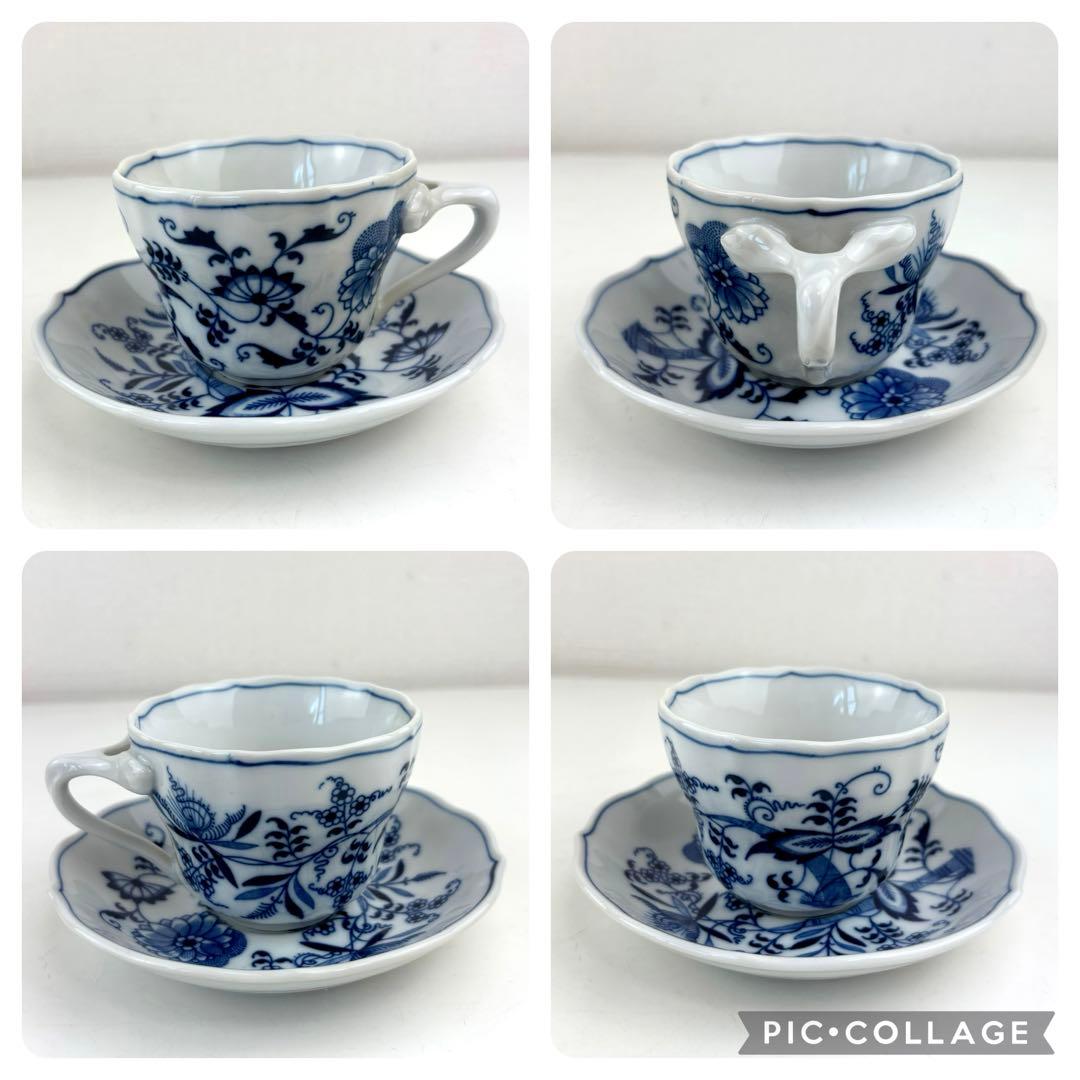 【新品未使用】箱付き Blue Danube カップ アンド ソーサー 6客 揃 【新品未使用】箱付き Blue Danube カップ アンド ソーサー 6客 揃