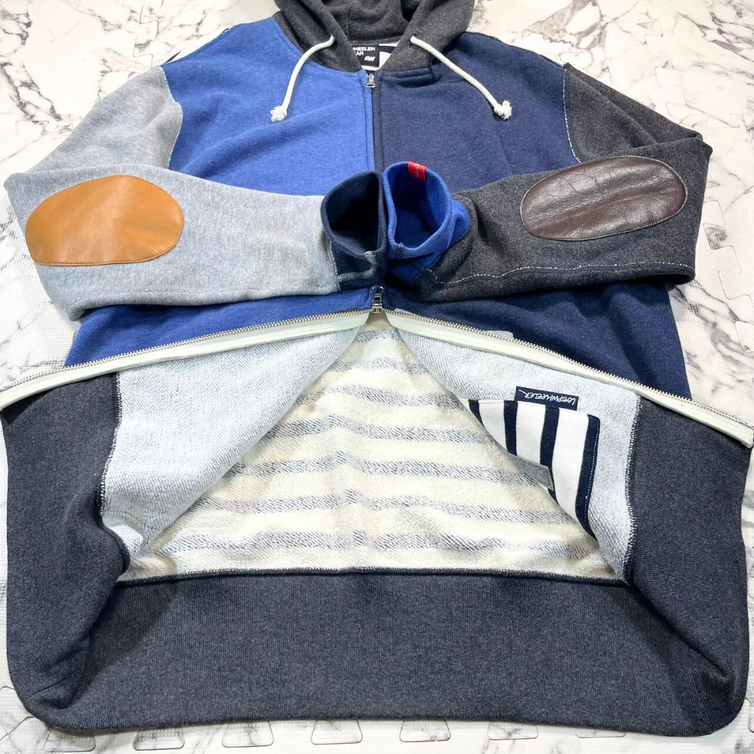 最大10%OFFクーポン ✨極美品/限定モデル✨(L) ループウィラー パッチワーク トップス