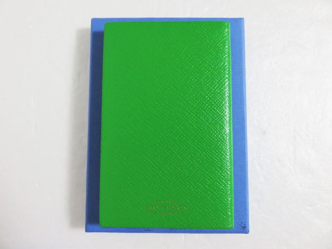 定価1.1万 新品 Smythson ノートブック グリーン PANAMA - メルカリ