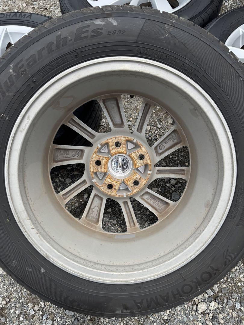 日産純正16インチ アルミホイール　ノーマルタイヤ付き195/60R16