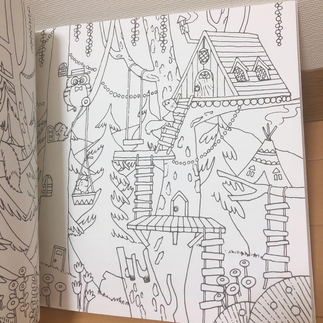 私の塗り絵BOOK どうぶつたちのfantasy season - メルカリ