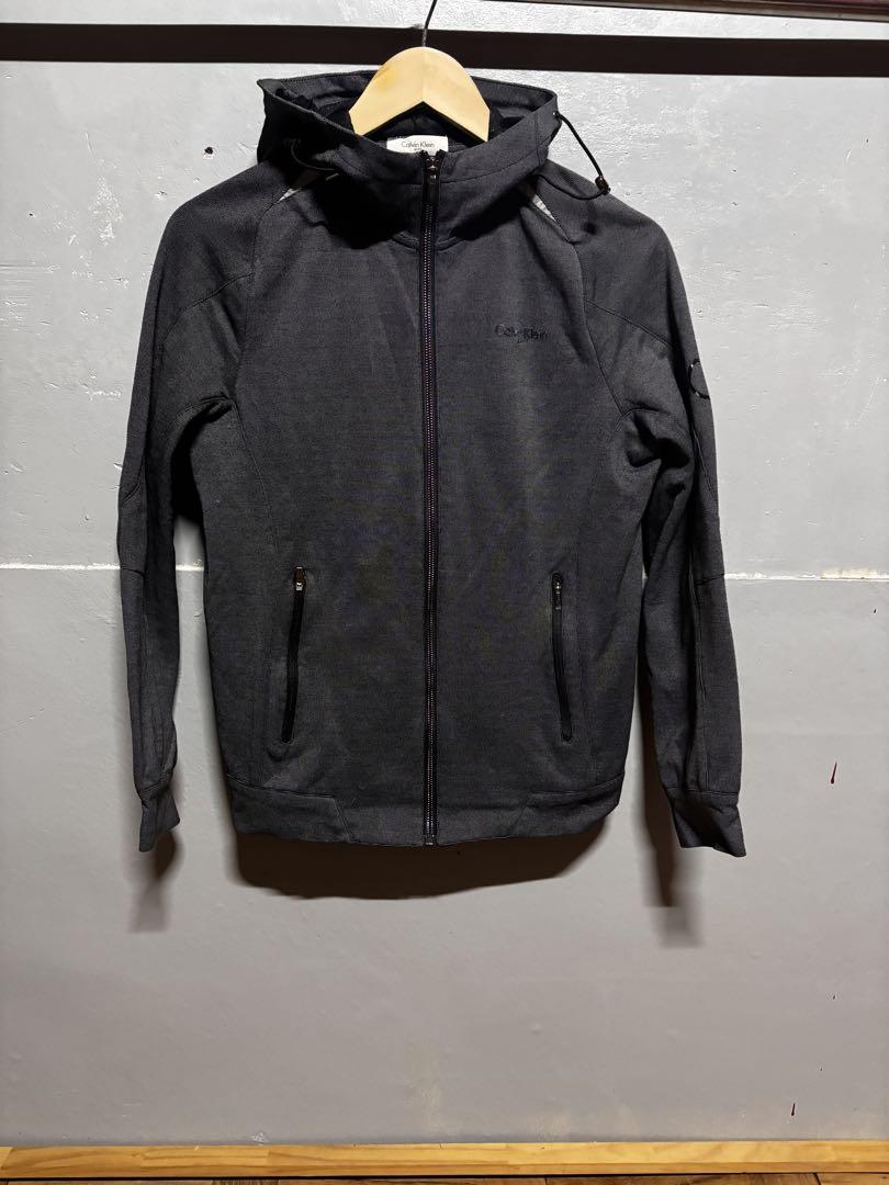 Calvin Klein golf フード付きジャケット ダークグレー
