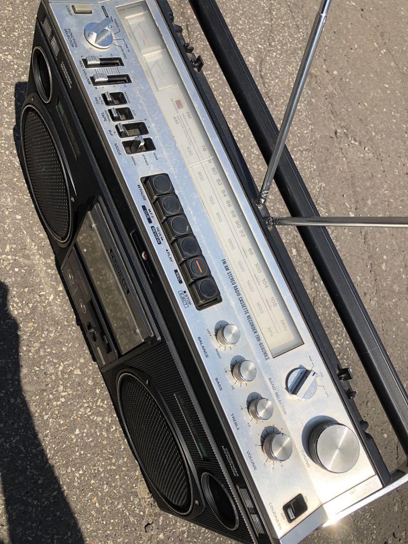 HITACHI 日立 FM AM TRK-8080MKⅡ ラジカセ