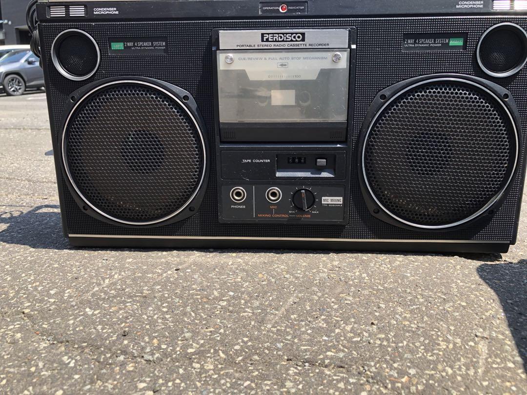 HITACHI 日立 FM AM TRK-8080MKⅡ ラジカセ