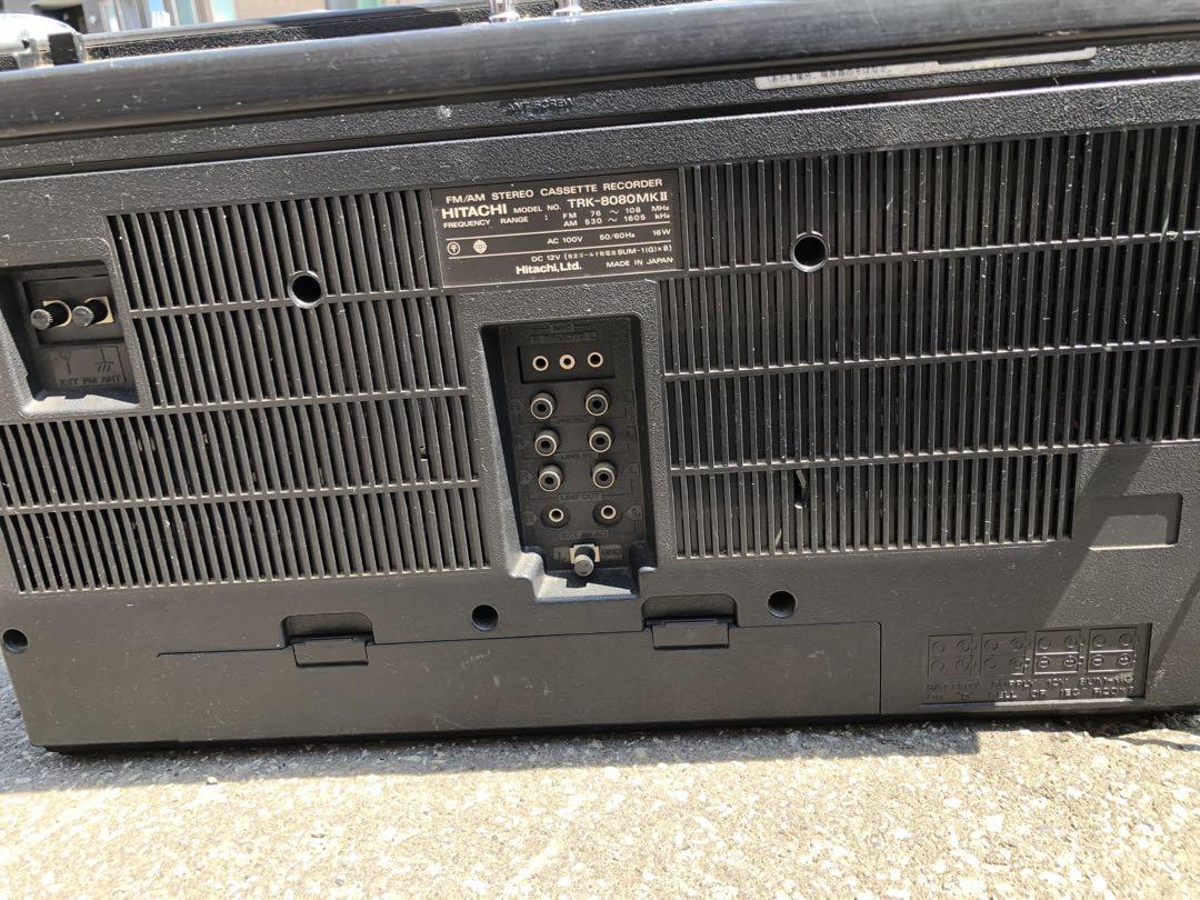 HITACHI 日立 FM AM TRK-8080MKⅡ ラジカセ