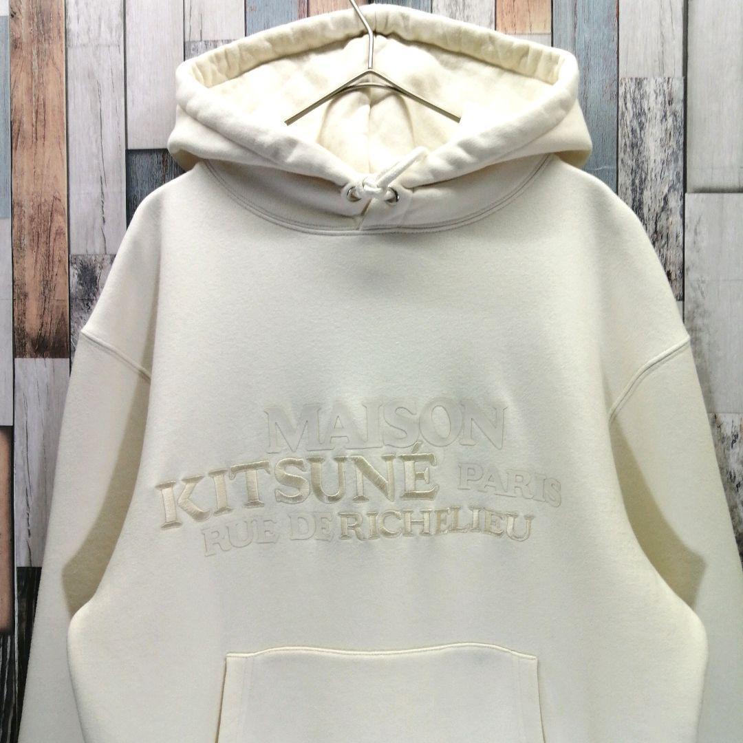 MAISON KITSUNE PARIS　メゾンキツネ　パーカー☆刺繍ロゴ