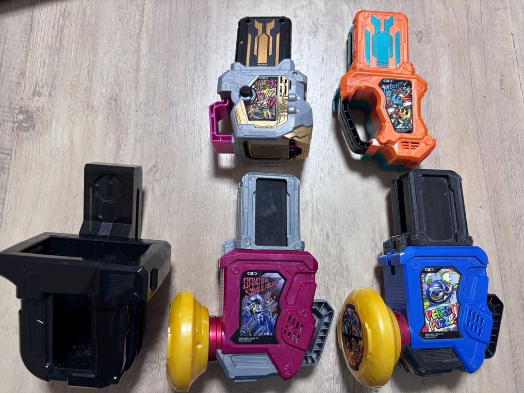 仮面ライダー エグゼイド ガシャット セットやや傷や汚れあり